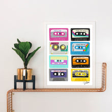 Load image into Gallery viewer, Mix Tapes Art Print
