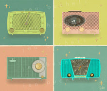 Load image into Gallery viewer, Dreamy Radios Art Print
