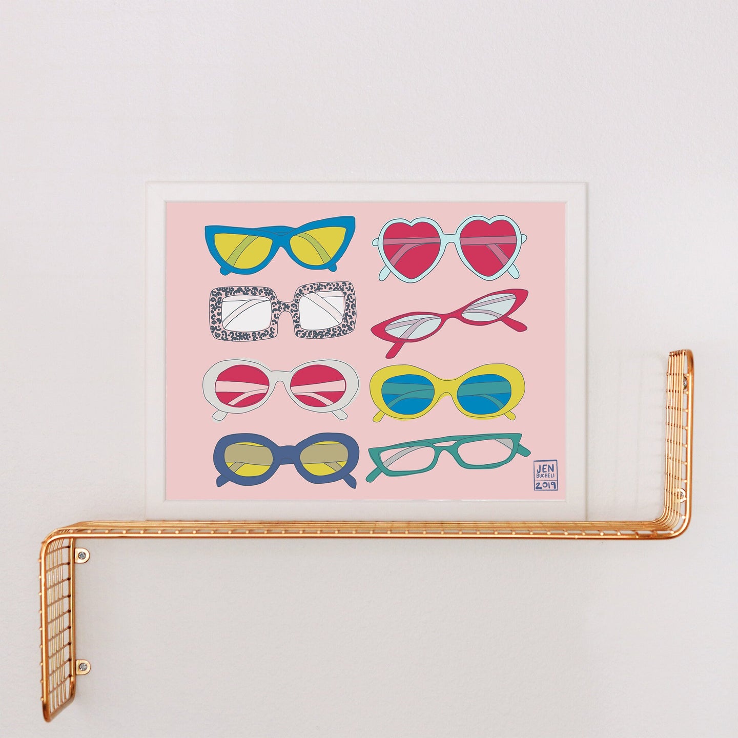 Mod Sunglasses Art Print