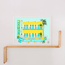 Load image into Gallery viewer, Vintage Motel Art Print
