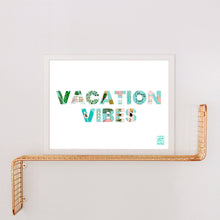 Load image into Gallery viewer, Vacation Vibes Word Pictures Art Print
