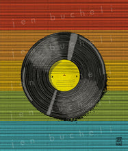 Load image into Gallery viewer, Vinyl Record Rainbow Art Print

